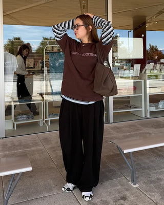 Cookie lettering short-sleeved T-shirt
