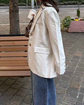 Oversized blazer jacket