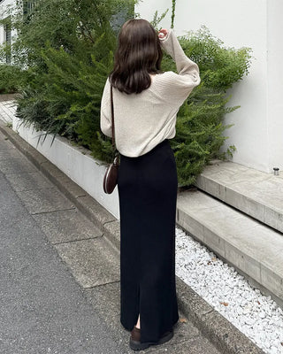 Loose-fit basic knit
