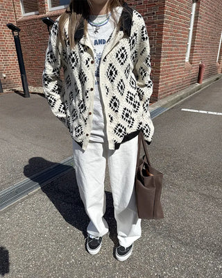 Vintage Jade Pattern Cardigan