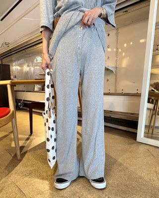 Perforated Button Sweatpants