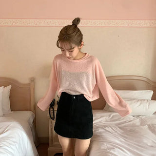 lolli see-through round T