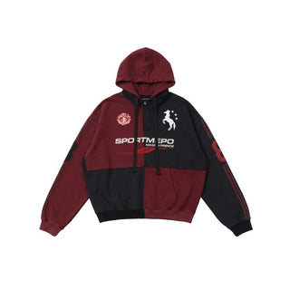 [MASONPRINCE] Color Block Stripe Polo / Hooded Sweatshirt
