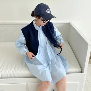Basic Mini Shirt Dress