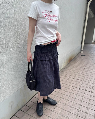 Lettering Slim Fit Short Sleeve T-Shirt