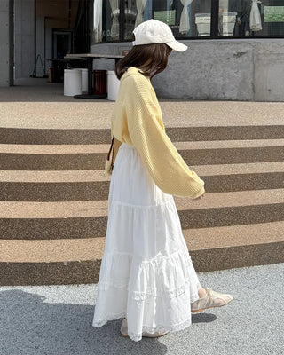 Loose-fit half-zip knit