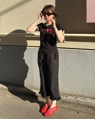 Jelly flat shoes