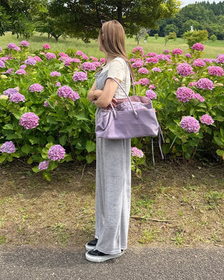 Nylon Multi-Square Tote Bag