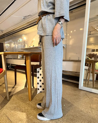 Perforated Button Sweatpants