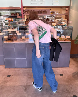 Colorful basic short-sleeved T-shirt