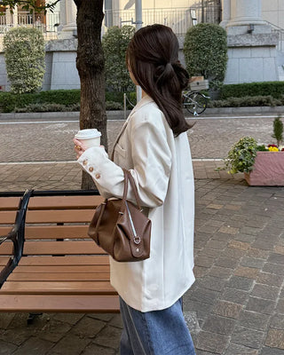 Oversized blazer jacket