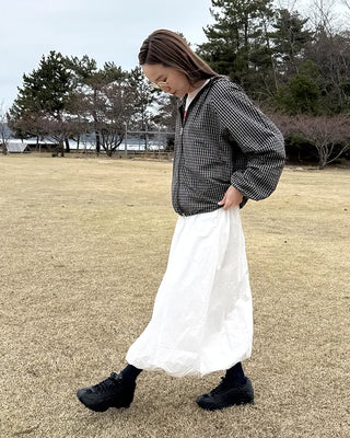 Balloon Fit Long Skirt