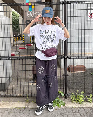 Crayon Lettering Short Sleeve T-Shirt