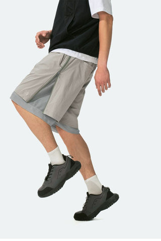 [Monterest] Double Layer Side Zip Outdoor Shorts