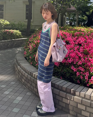Colored cotton pants