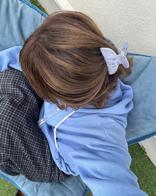 Mini flower hair clip