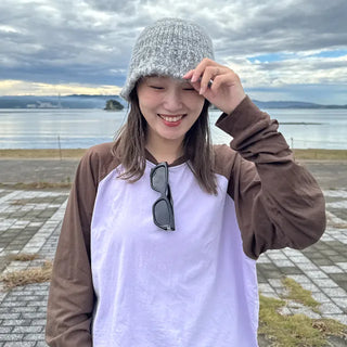 Melange Knit Bucket Hat