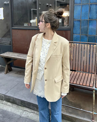 Oversized blazer jacket