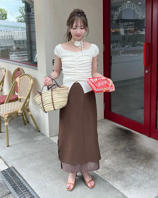 Simple long skirt
