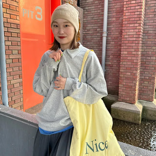 Half-zip sweatshirt