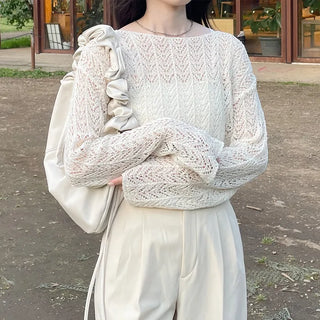 See-through loose knit
