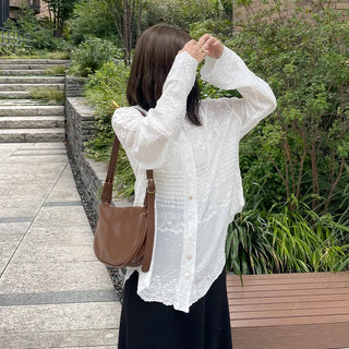 Half-moon shoulder bag