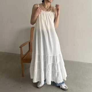 Lace Cantilever Camisole Dress