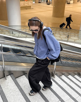 (Unisex) Wide Tuck Sweatpants