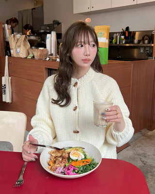 Duffle Point Raglan Sleeve Cardigan