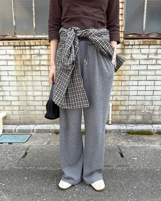 Waffle Wide Easy Pants