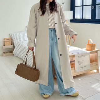 Oversized trench coat
