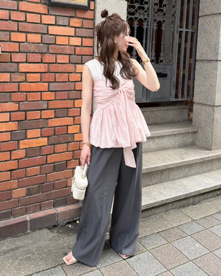 Shirred Smock Bustier Camisole