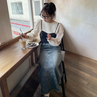 Bistier Dot Blouse Set