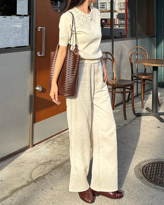 Grid Point Shoulder Bag