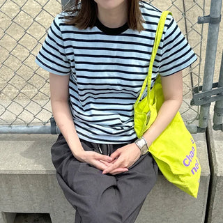 Basic striped T-shirt