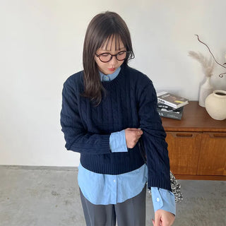 Round Cable Knit