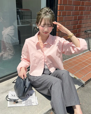Basic crop shirt