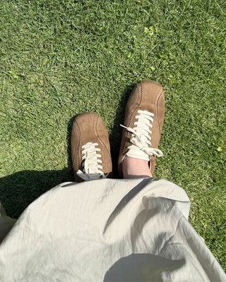 Suede sneakers