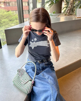 Border Star Patch Short-Sleeve T-Shirt