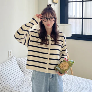 Striped cardigan