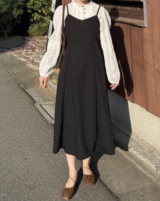 Simple bustier long dress