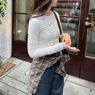 Slim-fit layered T-shirt