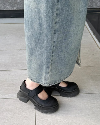 Velcro Mary Jane Platform