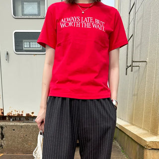 WAIT Lettering Short-Sleeve T-Shirt