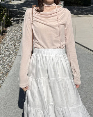 Slim Drape Point T-Shirt