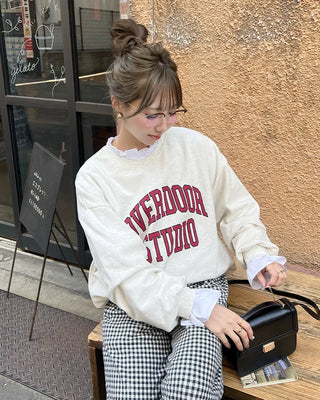 Letter print sweatshirt