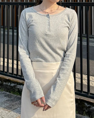Half-button T-shirt