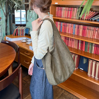 Simple suede bag