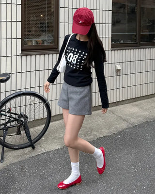 08 Point Slim Long-Sleeve T-Shirt