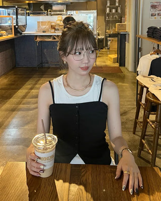 Button Rib Bustier